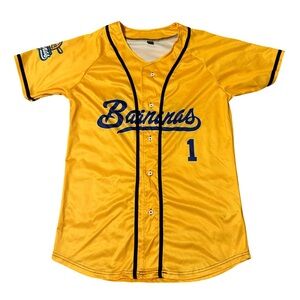 Savannah Bananas Yellow Polyester Baseball Jersey